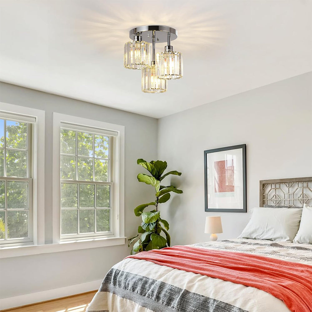 セミインセットシーリングライト – モダンなエレガンスと洗練された輝き