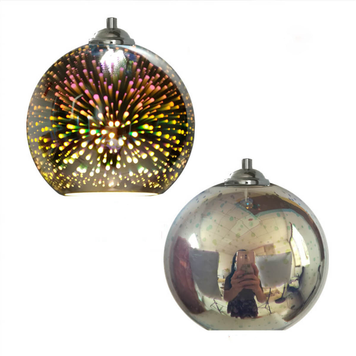 Modern Suspension Firework Effect – Visual Sparkle and Trendy Design