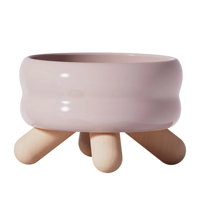 Design Raised Cat Bowl - Comfort & Natural Elegance