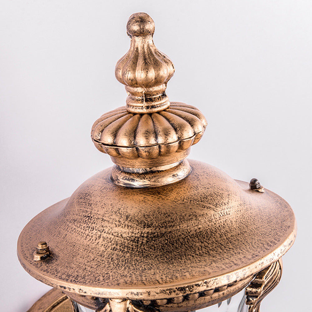 ヴィンテージガラス壁灯 – レトロスタイルと屋外耐久性