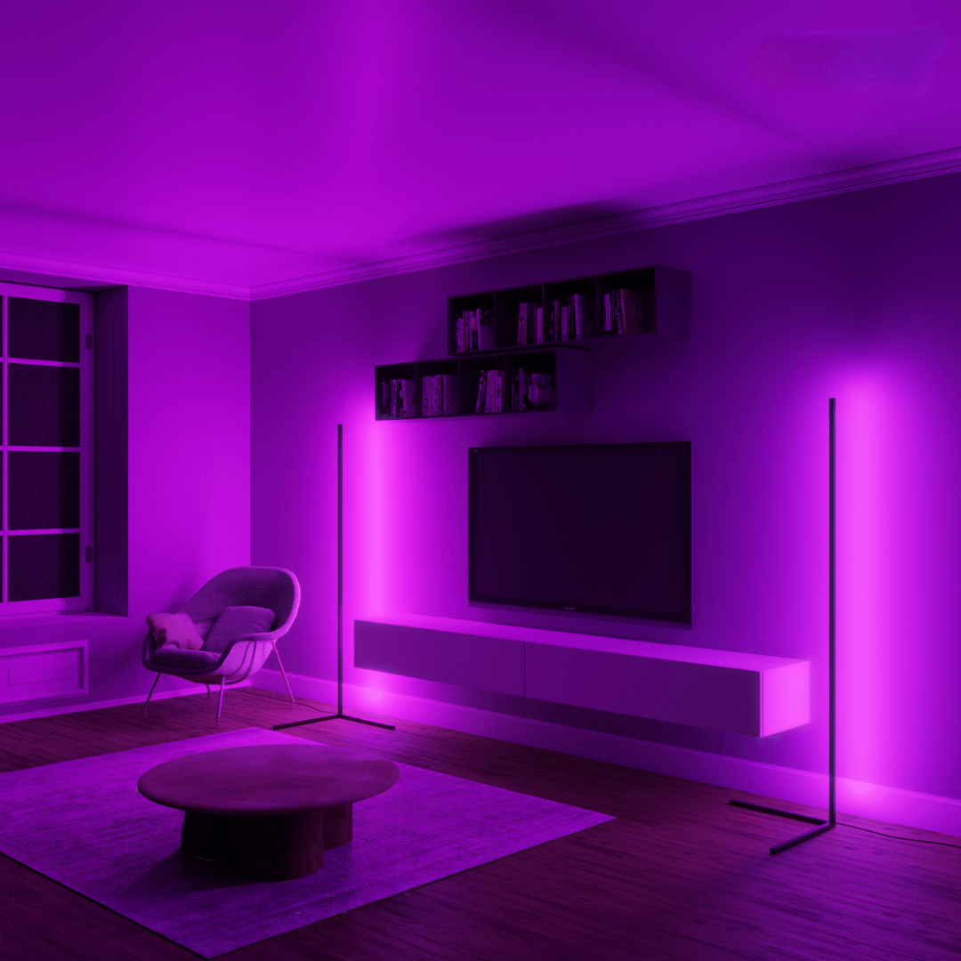 Corner mood lamp - Éclat Multicolore & Atmosphère Moderne