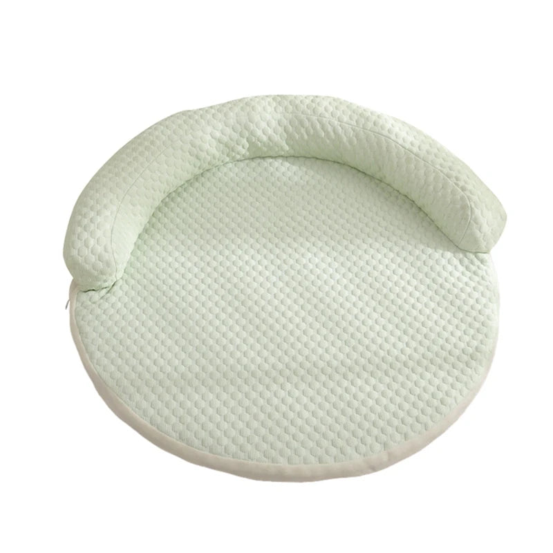 Tapete Refrescante Redondo – Com Área de Descanso Elevada