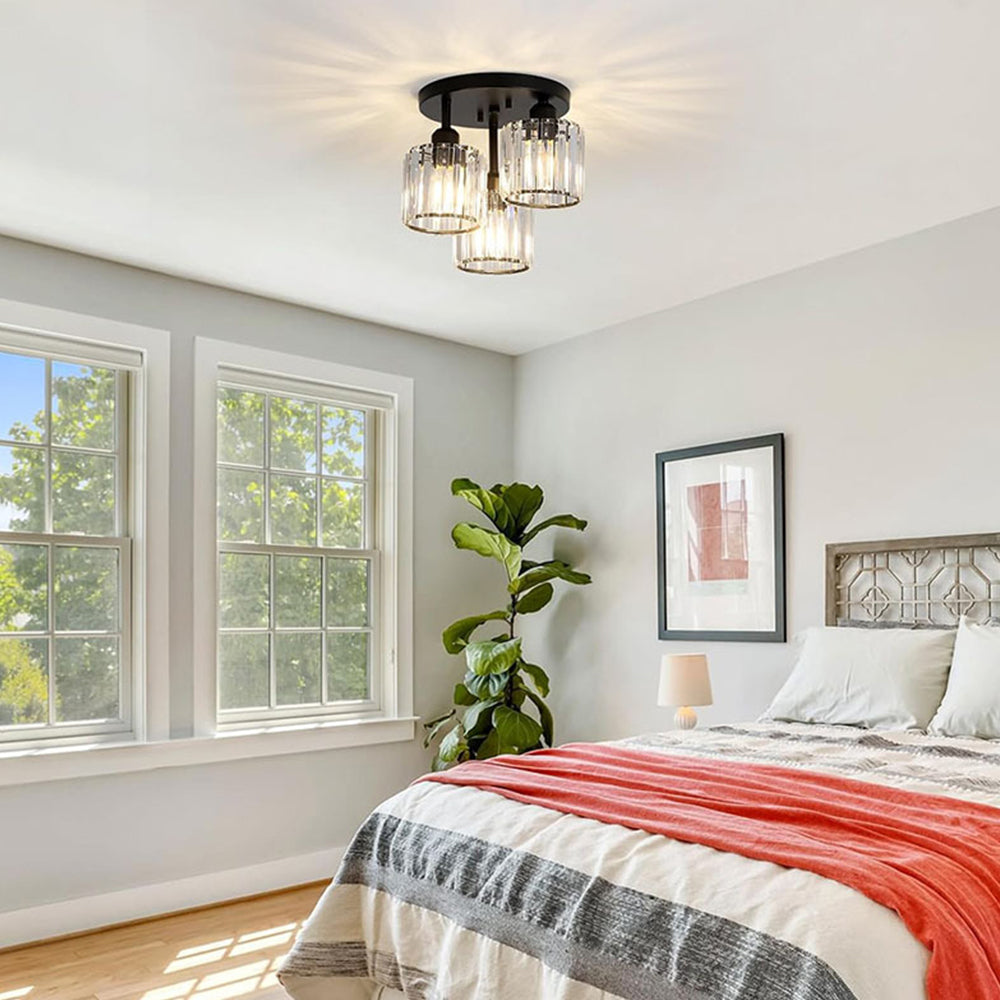 セミインセットシーリングライト – モダンなエレガンスと洗練された輝き