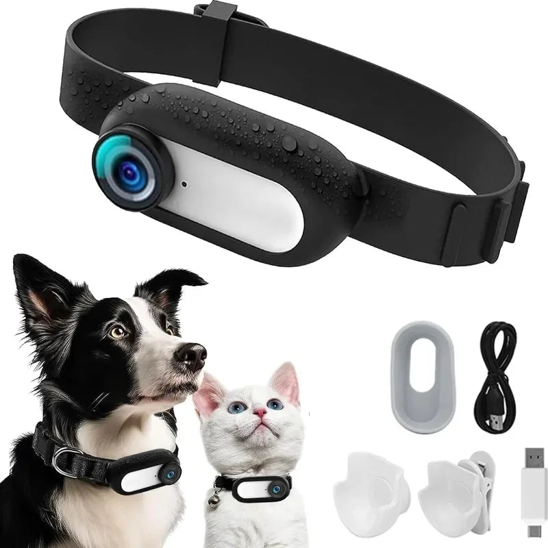 Mini Camera Collar For Dogs And Cats - Immersive Vision & HD