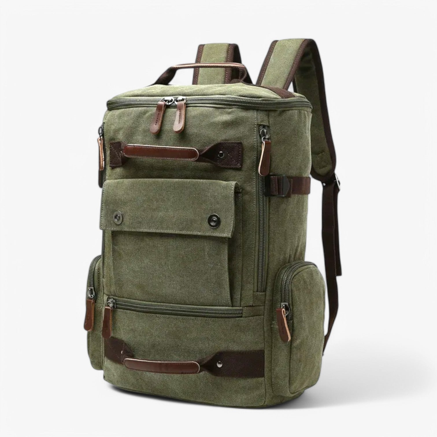 Vintage Backpack With Laptop Compartment