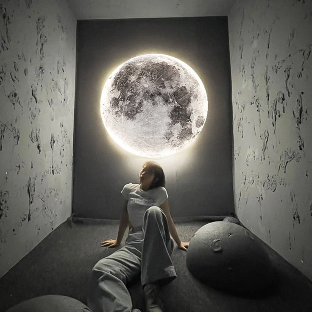 Lampada da Parete 3D LED – Luna Per Un'Atmosfera Unica
