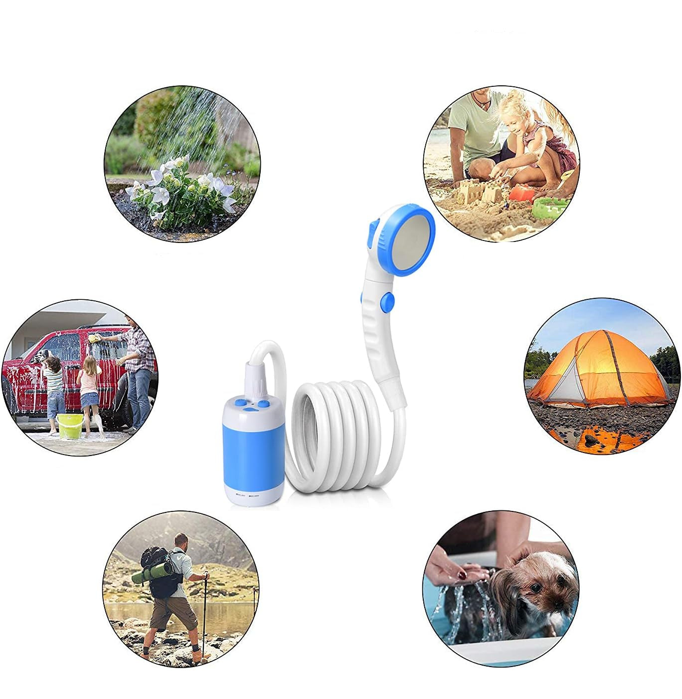 Draagbare Campingdouche – Handig en Gemakkelijk te Gebruiken