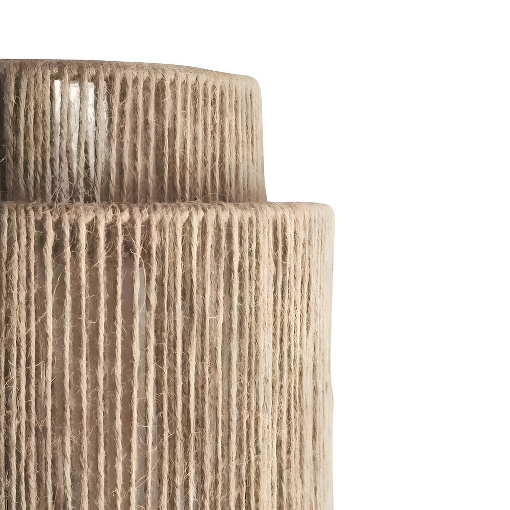 Rattan fali lámpa kender kötél árnyékoló - természetes fény & autentikus Charm