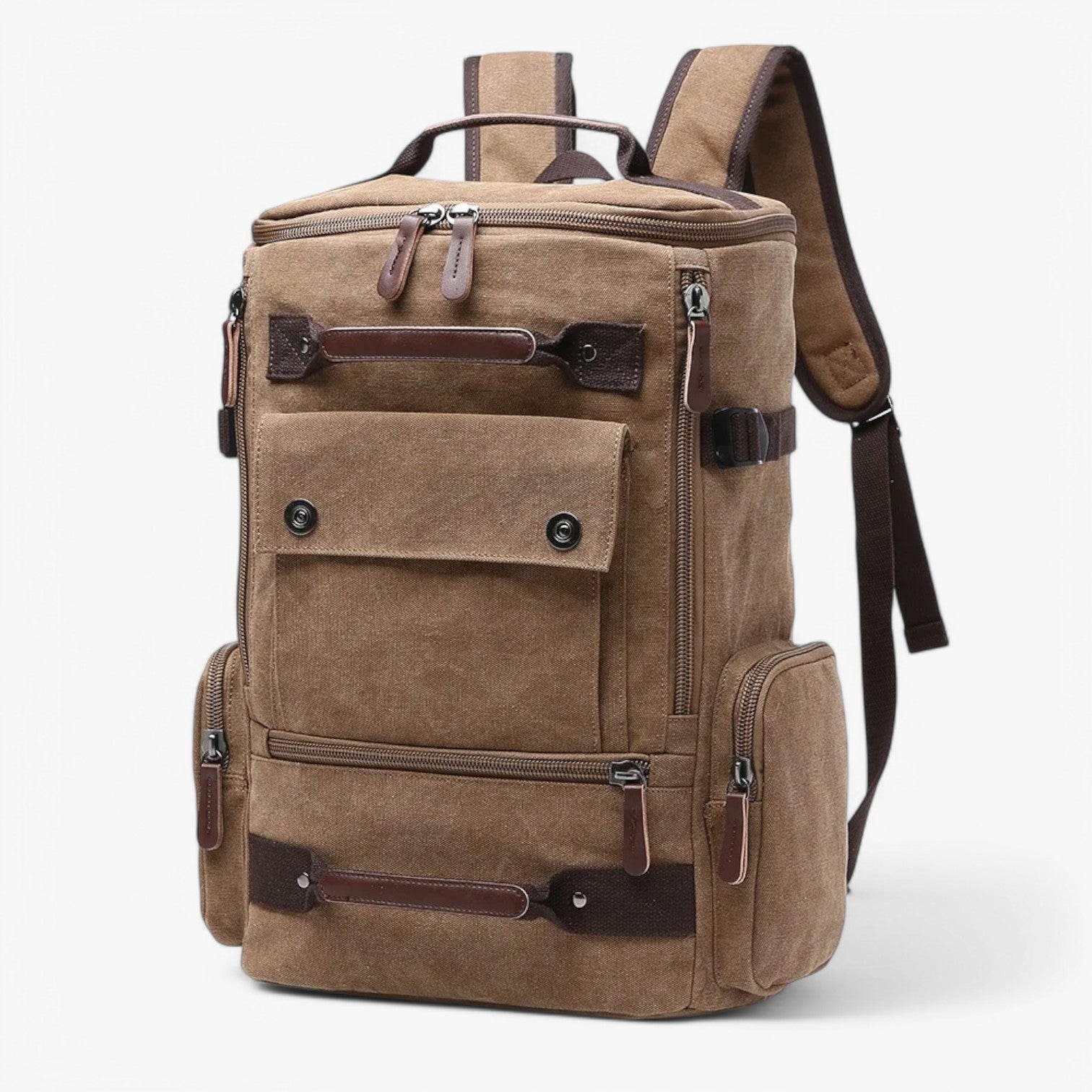 Vintage Backpack With Laptop Compartment