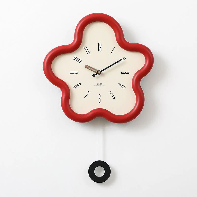 Reloj de Pared Reloj de Flores 3D – Elegancia Decorativa y Estilo Moderno