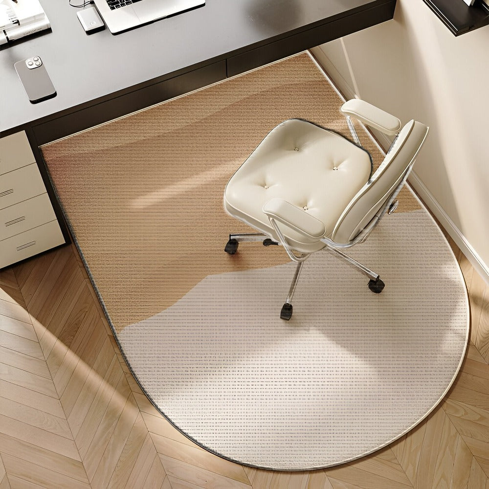 Oval non-slip carpet for bedrooms and offices - Floor safety & neat finish