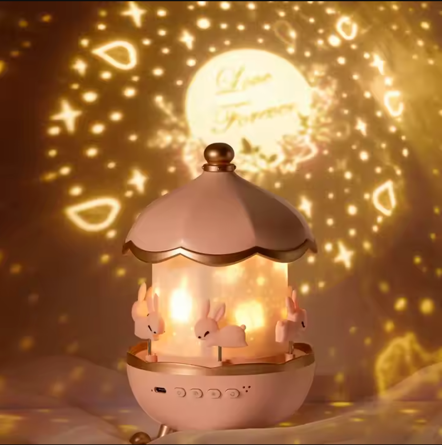 Lampka nocna projektor — Gwiaździste niebo w świetle