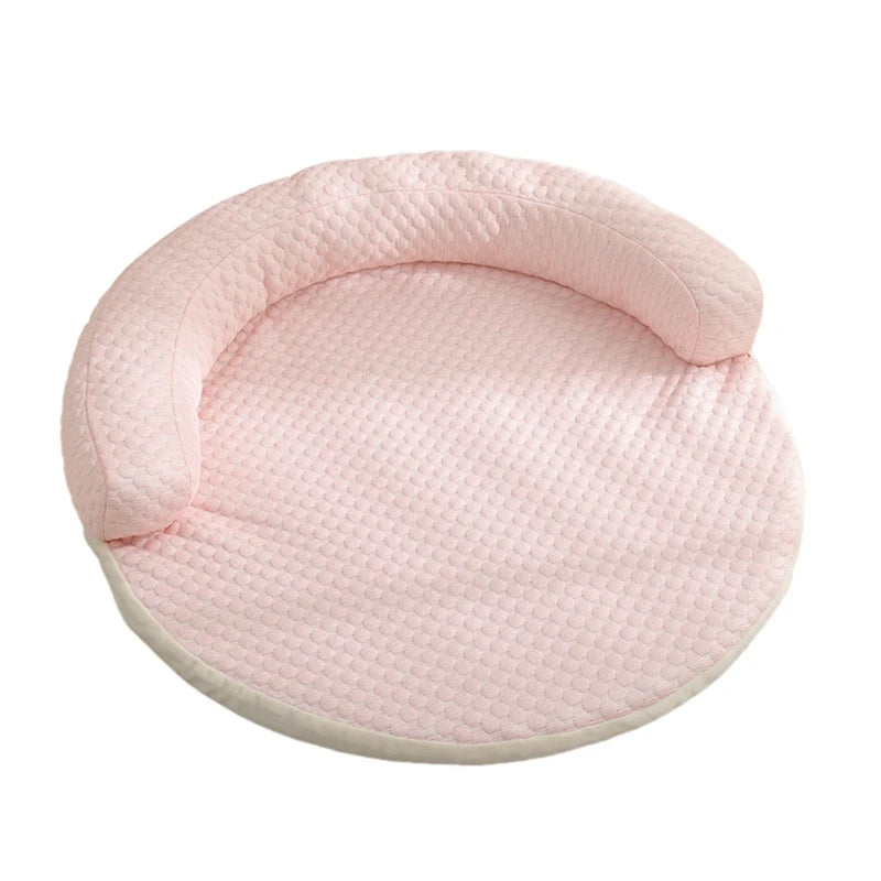 Tapete Refrescante Redondo – Com Área de Descanso Elevada