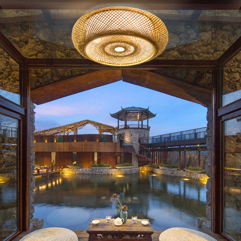 Természetes bambusz függőlámpa - elegancia és hitelesség