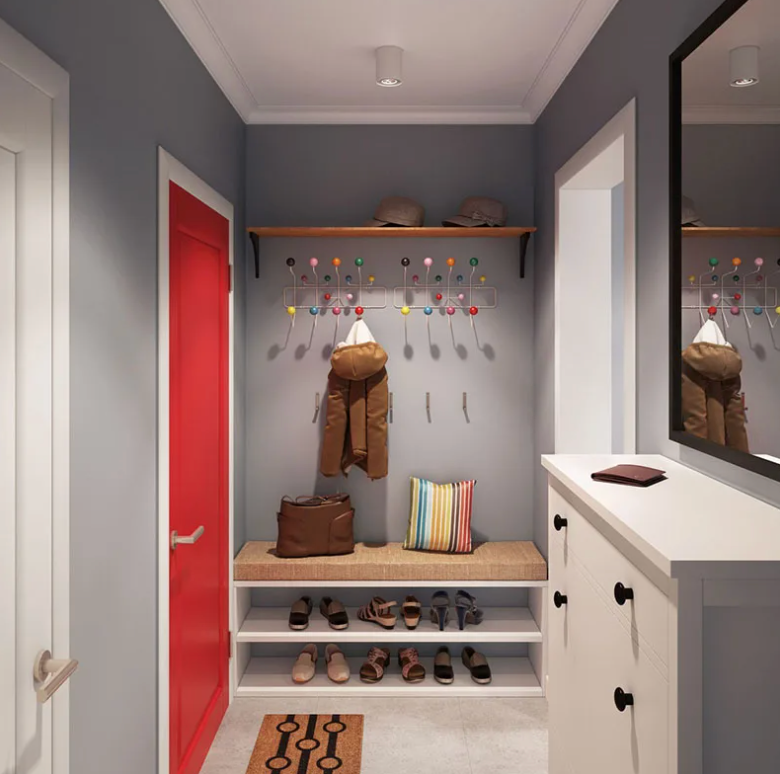 Vegghengt Klesstativ – Elegant og Funksjonelt Design