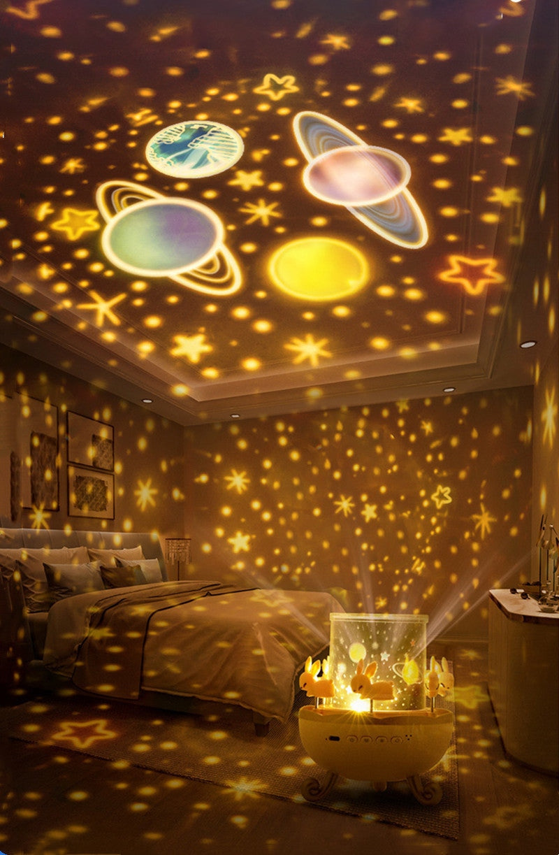 Lampka nocna projektor — Gwiaździste niebo w świetle