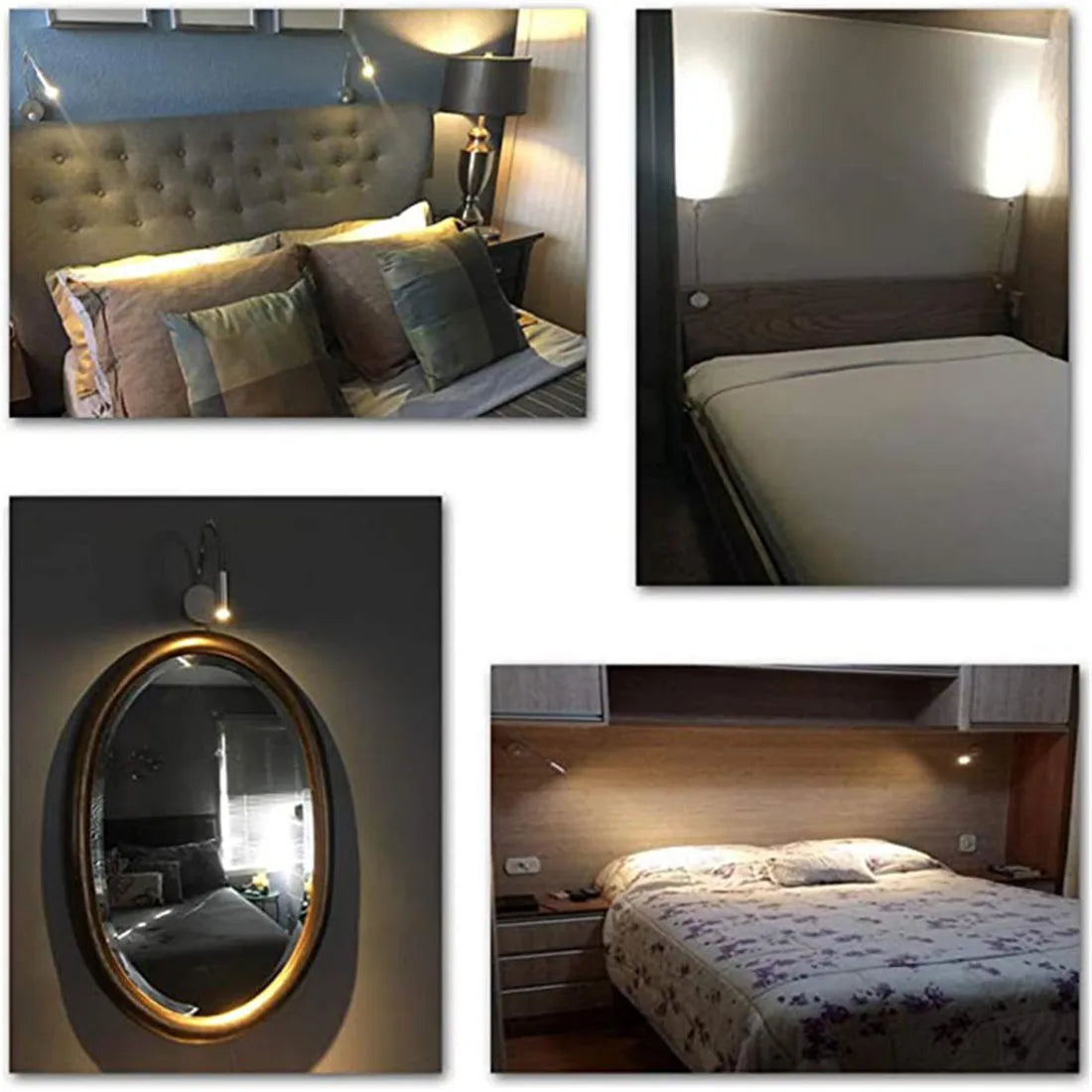 Lampada da parete flessibile a LED - Mobilità, eleganza e luce mirata