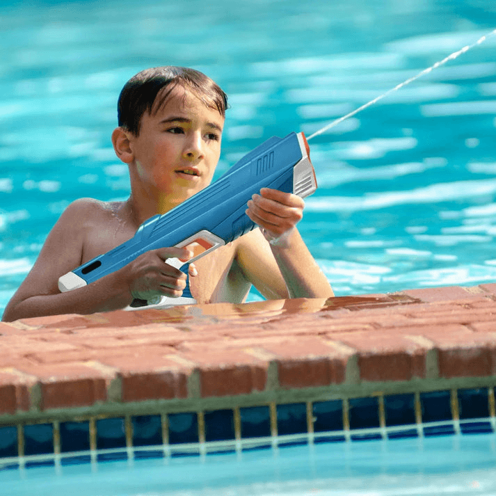 Pistolet À Eau Électrique — Recharge Automatique Et Jet Puissant