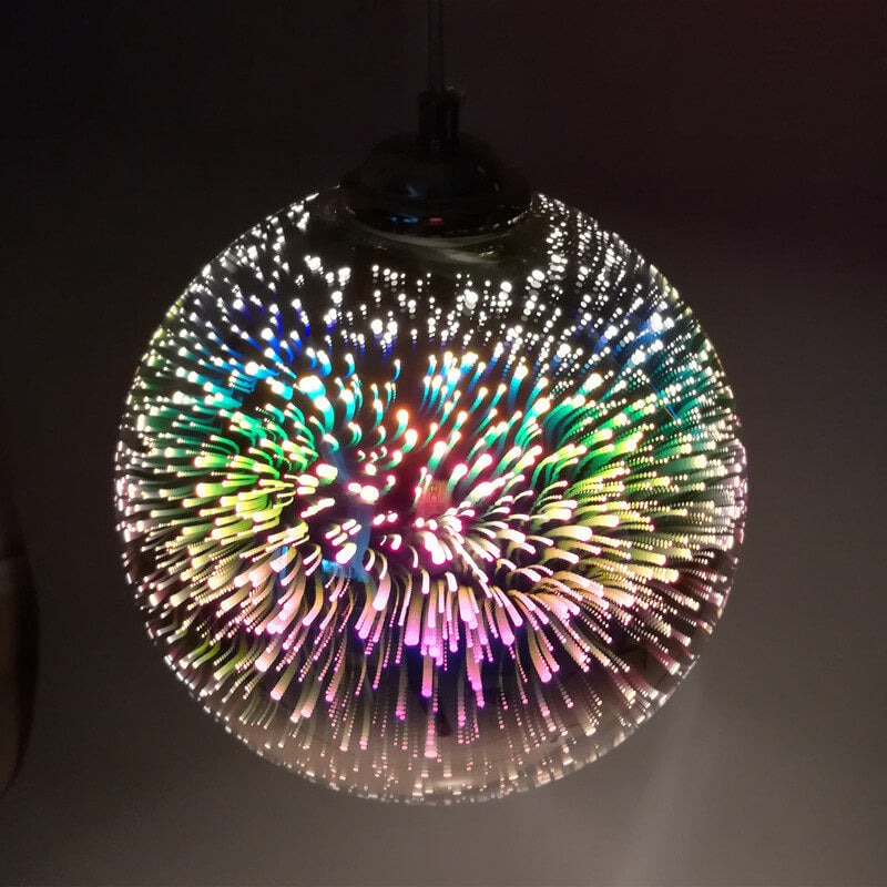 Modern Suspension Firework Effect – Visual Sparkle and Trendy Design