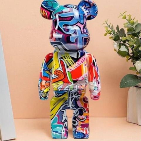 Decoratieve graffitisculptuur - Heldere kleuren en een stedelijke geest