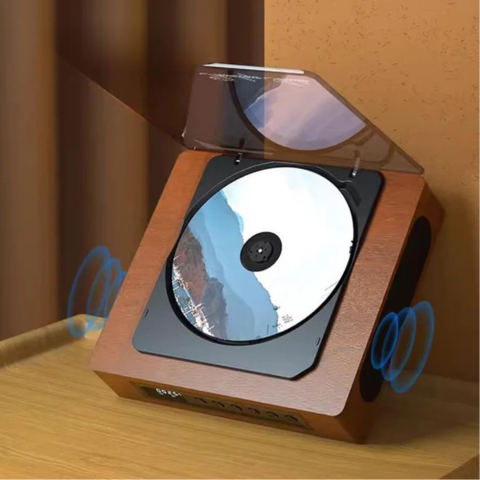 Bluetooth Retro CD Player With Type-C Port - Superior Connectivity & Audio Quality