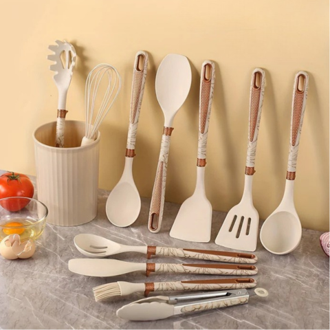 Set de Cocina de Silicona - Resistencia, Flexibilidad y Diseño Moderno