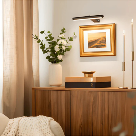 Draadloze USB-oplaadbare LED-wandlamp - volledig draaien en handig opladen