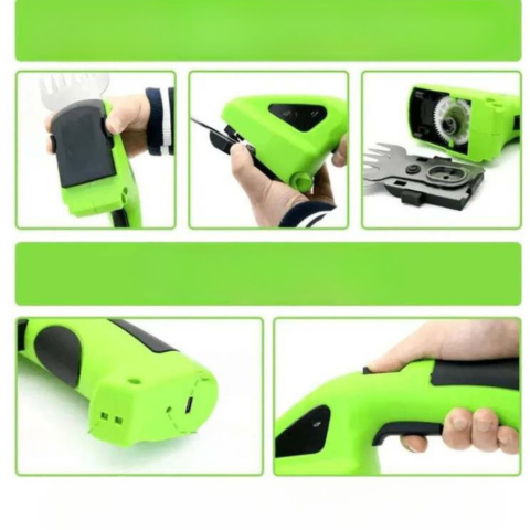 Bærbar Hækkeklipper 2-i-1 – Let, Praktisk Og Trådløs