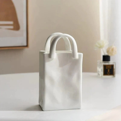 Vase Déco Sac À Main – Touche Chic Et Originale