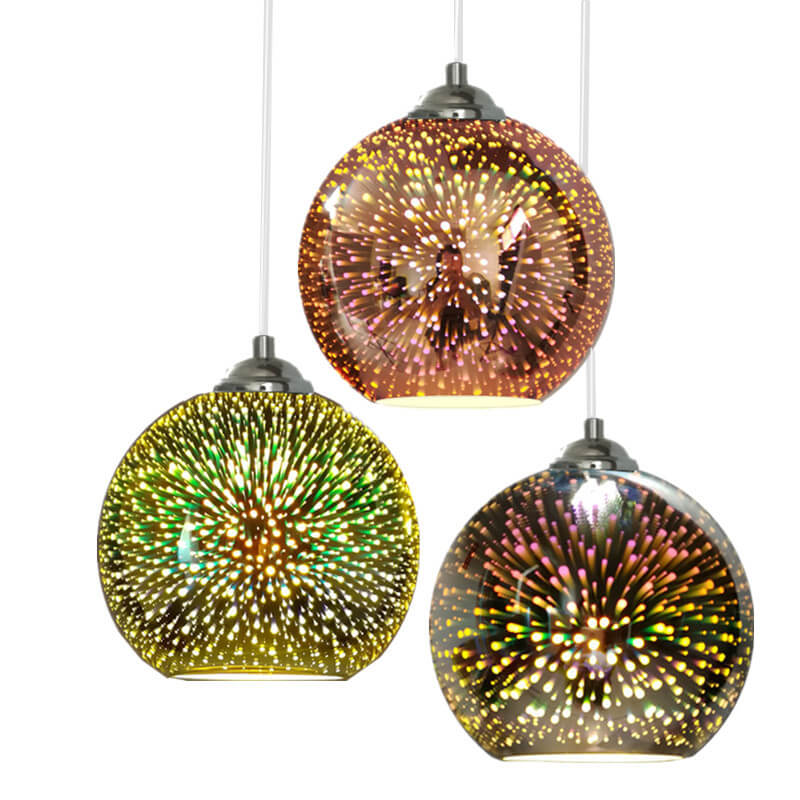 Modern Suspension Firework Effect – Visual Sparkle and Trendy Design