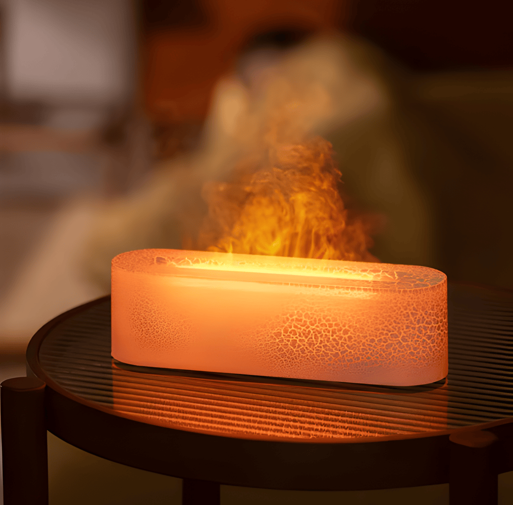 USB aroma difuzér s vícebarevným LED osvětlením - relaxační atmosféra a lehká mlha