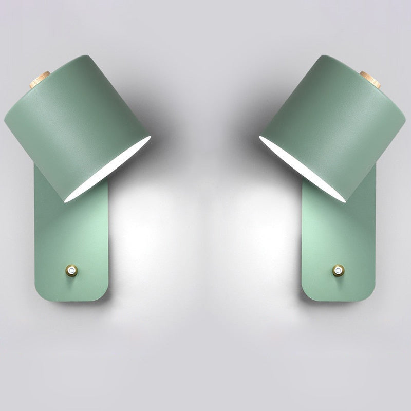 モダンウォールライト – 統合スイッチと便利な点灯