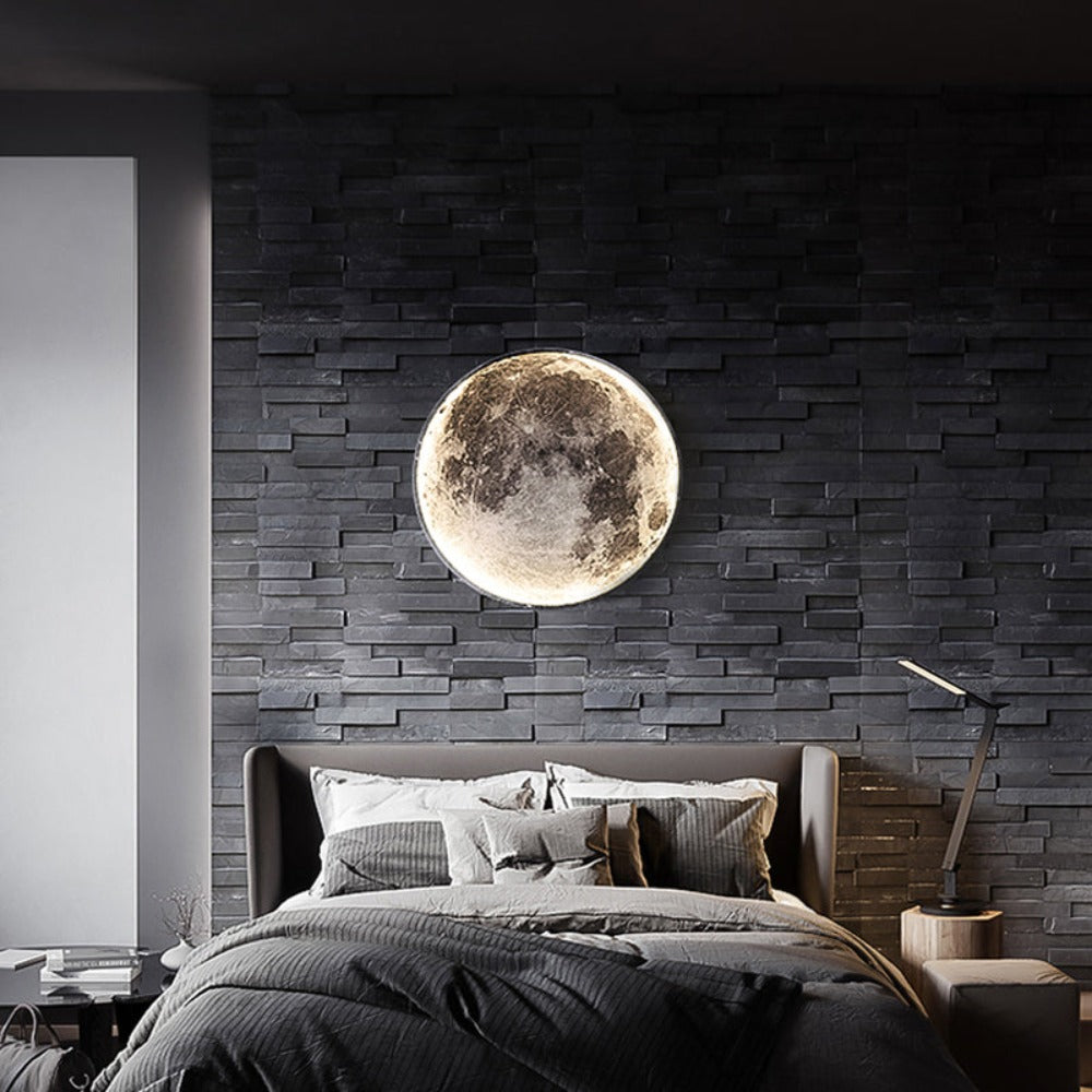 Lampada da Parete 3D LED – Luna Per Un'Atmosfera Unica