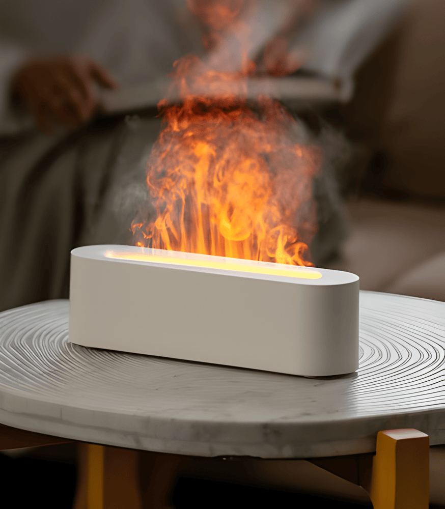 USB aroma difuzér s vícebarevným LED osvětlením - relaxační atmosféra a lehká mlha