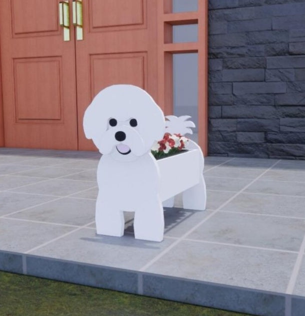 Original Blomsterkrukke — Hundeform