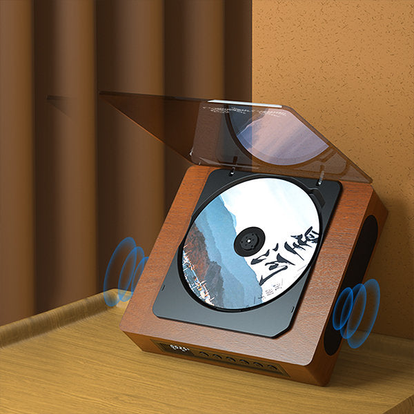 Bluetooth Retro CD Player With Type-C Port - Superior Connectivity & Audio Quality