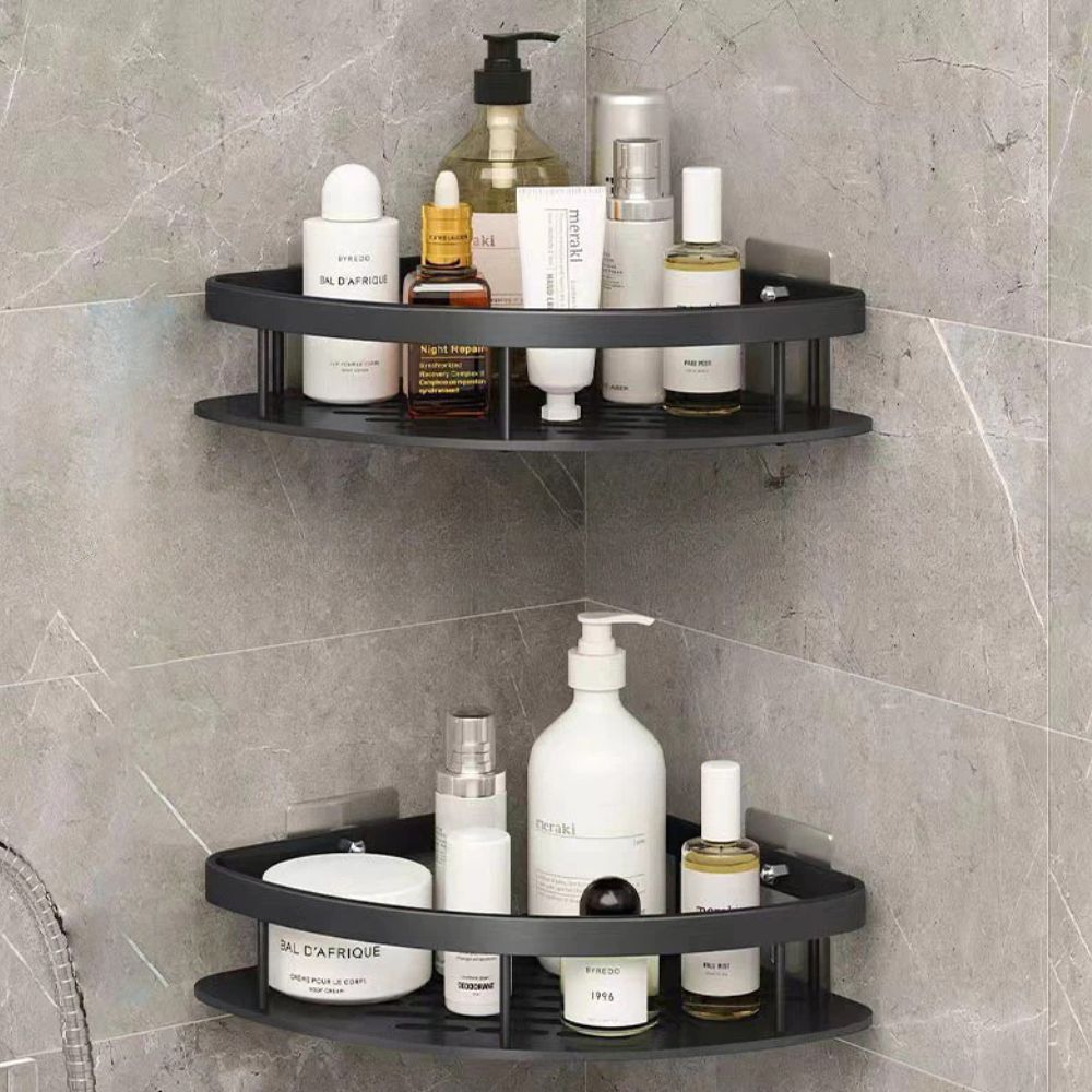 Étagère Murale De Douche Courbée – Organisation Pratique Et Moderne