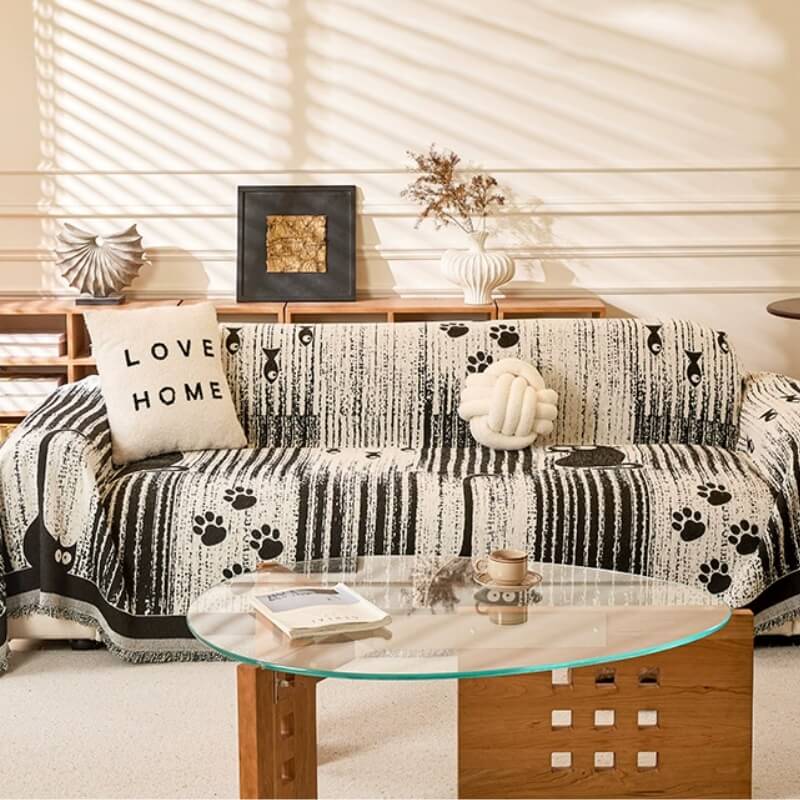 滑り止めソファカバー パターン付き – 保護と快適さ 