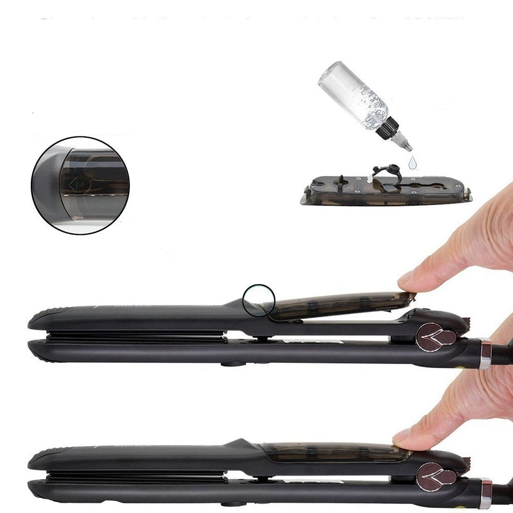 Žehlička na vlasy s parou – Rýchle zahriatie a trvalý výsledok 