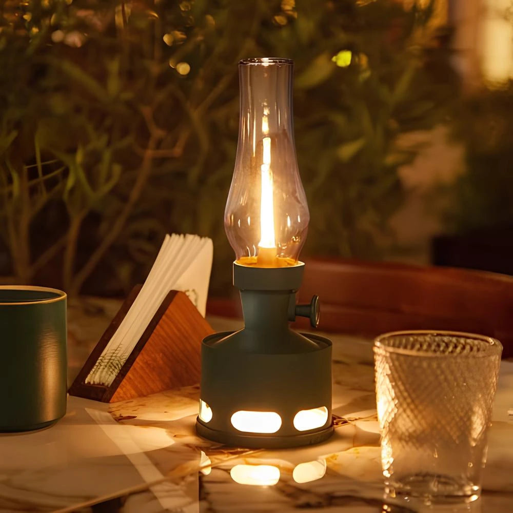فانوس LED بأسلوب ريترو – إضاءة زخرفية أنيقة 