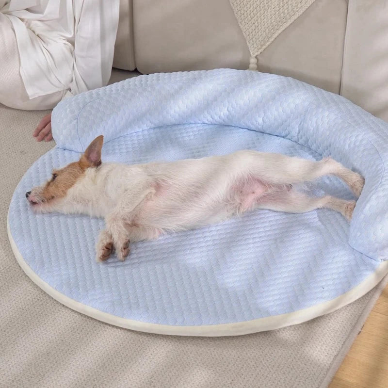 Tapete Refrescante Redondo – Com Área de Descanso Elevada 