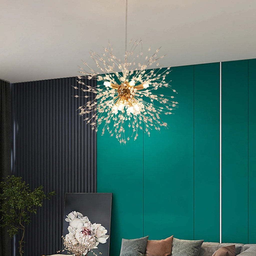 Lámpara de Cristal Colgante – Elegancia y Brillo Atemporal 