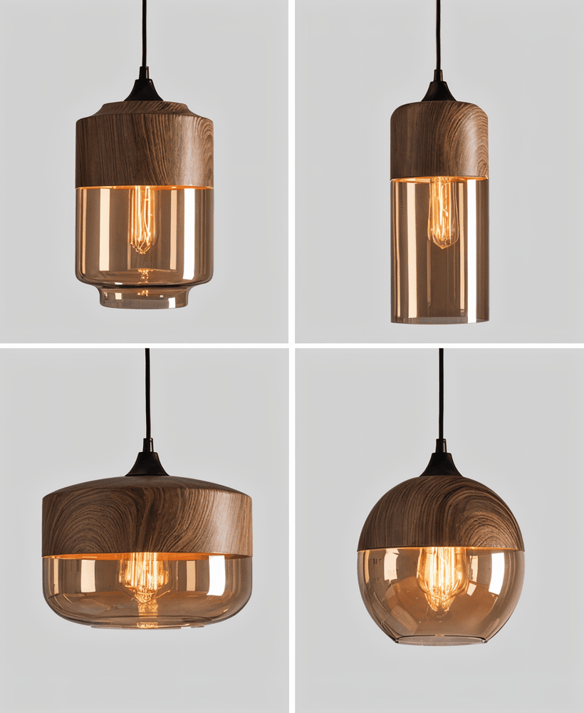 Retro Glass Loft Pendel - Trendy belysning og unik atmosfære