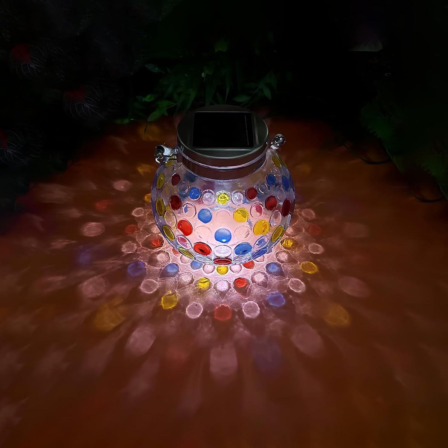 Solcellelanterne Utendørs — Eleganse i Glass 