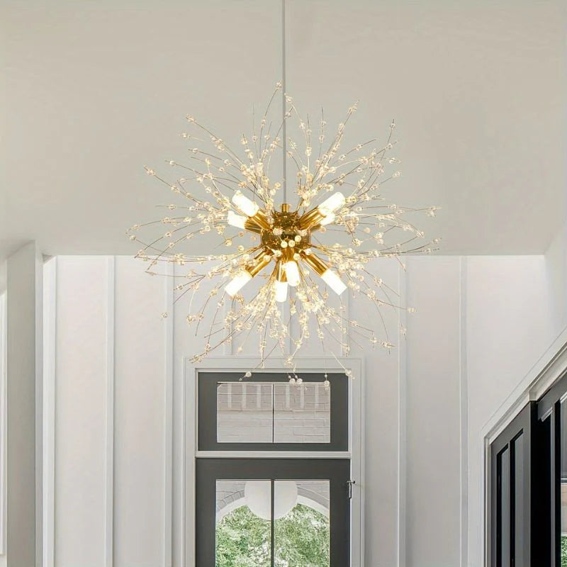 Candelabru din Cristal Suspendat – Eleganță și Strălucire Timeless 