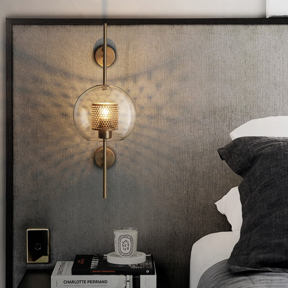 Lámpara de pared industrial geométrica - Estilo y modernidad