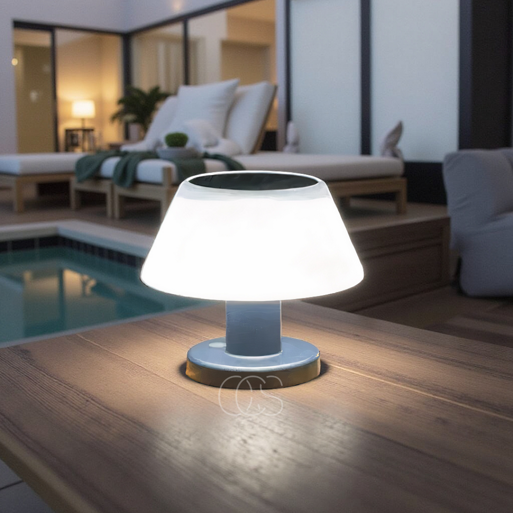 Lampe De Table Solaire Sans Fil – Écologique Et Pratique