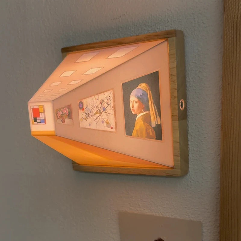 Vegglampe Dekorativ – Visuell Illusjon 3D 