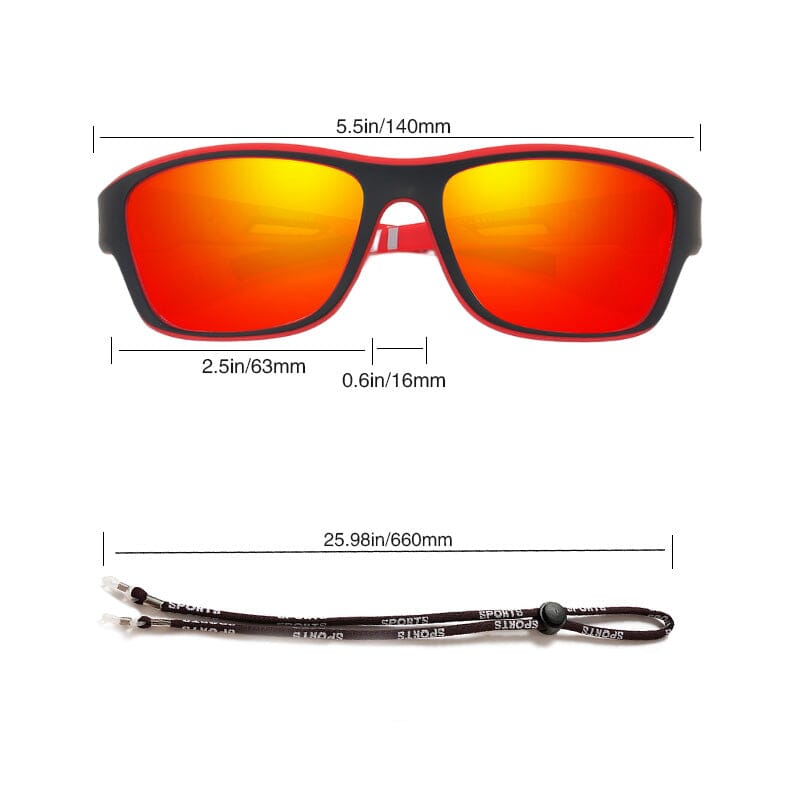 Polarized sports sunglasses: Ultimate anti-glare protection 