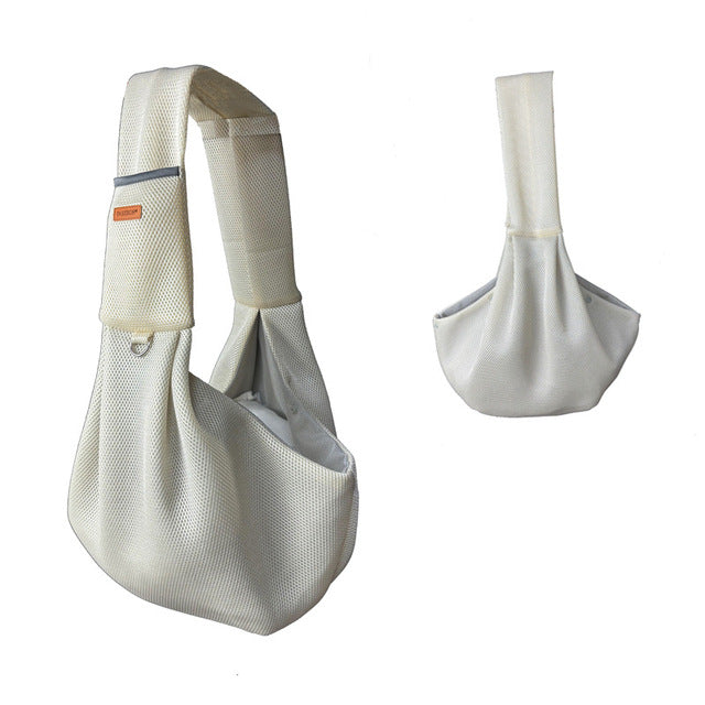 Åndbar Transporttaske til Hund – Komfortabel Skulderrem og Optimal Ventilation 